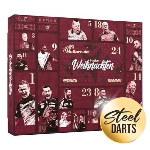 McDart Premium Steeldart Adventskalender 2026