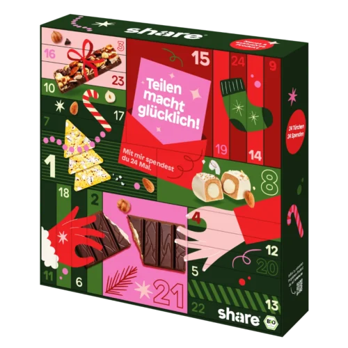 share Teilen macht glücklich Adventskalender 2026